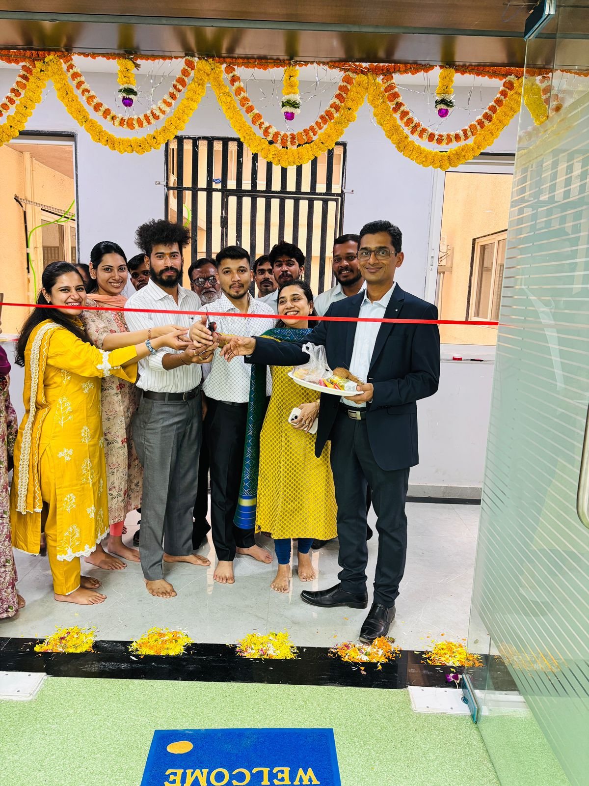 Asian Eye Kalyan opening event and reception area